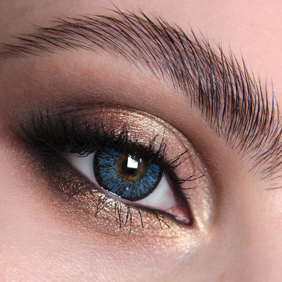 Aqua Blue Natural Coloured Contact Lenses