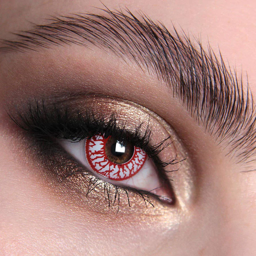 Crack Head Halloween Contact Lenses