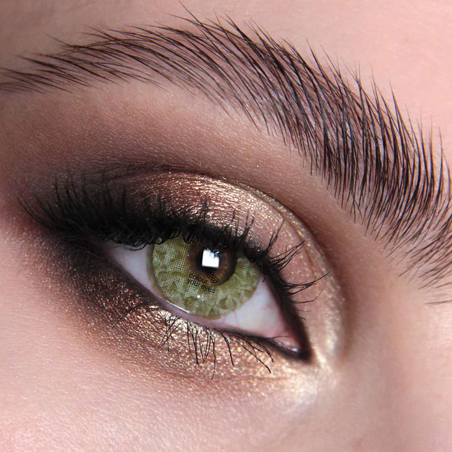 Mina Olive Natural Coloured Contact Lenses