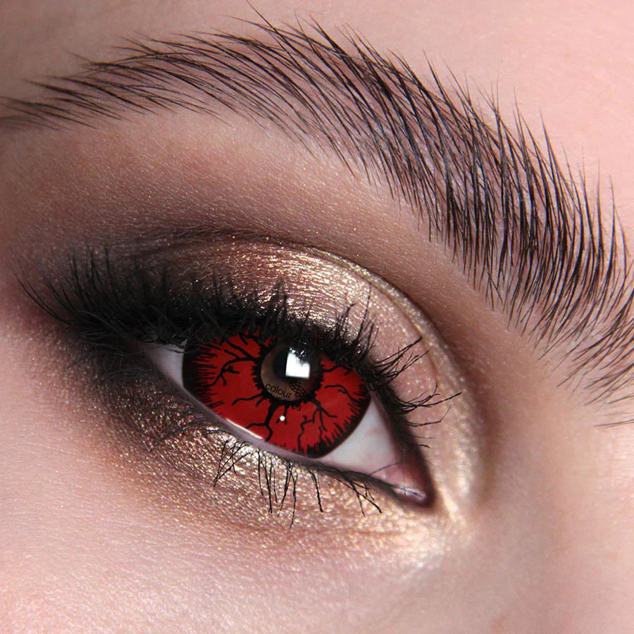 Red Rage Mini Sclera 17mm Halloween Contact Lenses