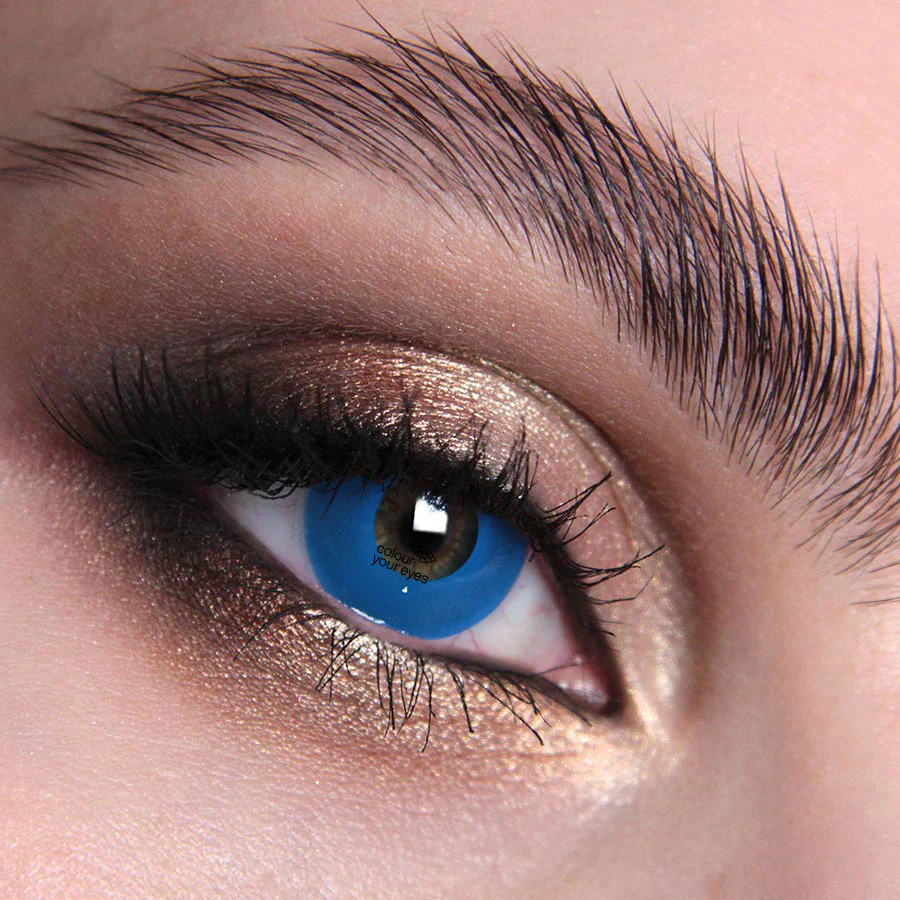 Zombie Blue Halloween Contact Lenses